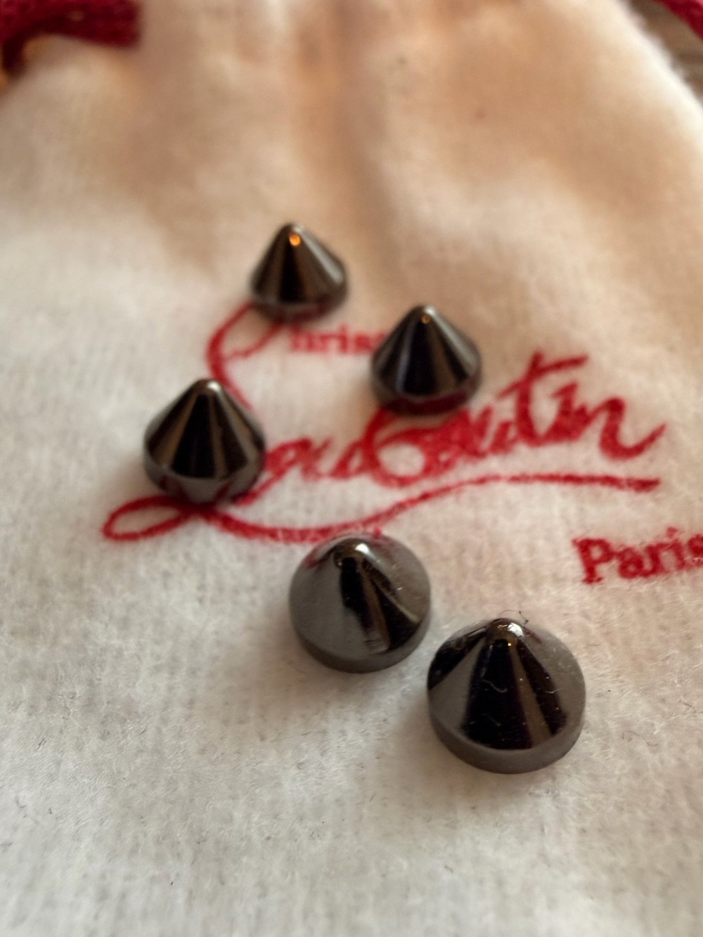 Christian Louboutin metallic spike stud replacement - Picture 2 of 2